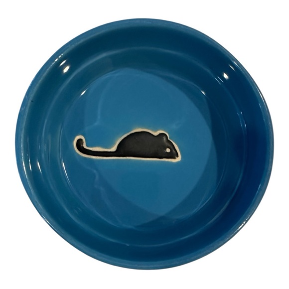 Set of Cat Food Dishes, Ceramic.  Set of 6. - Picture 4 of 7